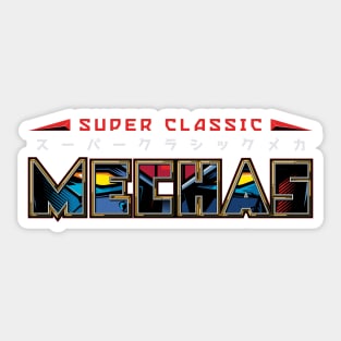 Super Classic Mechas Logotype Sticker